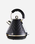 Lot RRP £85.00. 3x Items. 1x Swan Gatsby 1.7L Black Kettle RRP £49.99 (BD114PS). 1x Tower 1.7L Herr