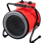 (9G) 5x Items. 1x Ironhorse 3000W Industrial Fan Heater. 1x Stylec Industrial Fan Heater 2000W. 1x