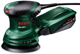 (6B) Lot RRP £290. 4x Bosch Items. 2x Random Orbit Sander PEX 220A RPR £61.99 Each. 1x Bosch Belt S