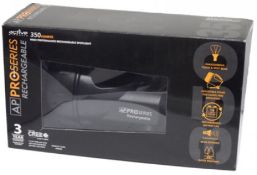 (10F) 13x Items. 2x Masterplug 4 Socket 10M Cable Reel. 3x Active Products AP Pro Series Rechargeab
