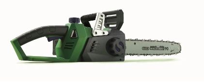 (6B) Lot RRP £530+. 3x Powerbase 40V Cordless Chainsaw (GY1792) RRP £179. Lot Comes With 6x 20V Bat