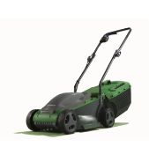 (10J) RRP £65. Powerbase 32cm 400W Electric Cylinder Lawn Mower. (Unit Appears Clean, Unused & As N