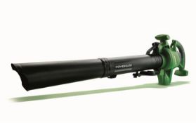 (11E) 3x Items. 1x Powerbase Electric Blower & Vacuum 3000W. 1x Powerbase 40V Cordless Chainsaw RRP