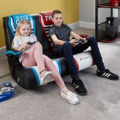 RRP £199.00. 1x X Rocker Dual Rivals Gaming Chair. It's A 2-Seater Rocking Gaming Chair! Headrest I