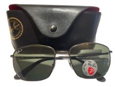 Ex-demo from our private jet charter. Ray-Ban Sunglasses RB3653 In Original Case
