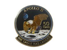 The official Nasa Pin Apollo Staff Issue 50th Anniversary of the apollo Program