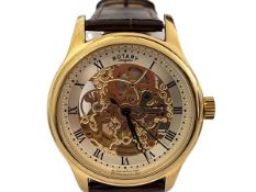 Rotary Men's Automatic Skeleton watch ,Lost property from our private jet charter