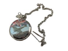 Battle of Britain Spitfire Pocket Watch. End of line or surplus stock from our private jet charter.