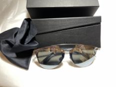 Pair of Christian Dior Mirrored Sunglasses With Case/Outer Box/Papers and Cleaning Cloth.