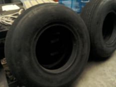 These tyres were flown on and removed from Concorde 101 G-AXDN after landing at Duxford Airfield