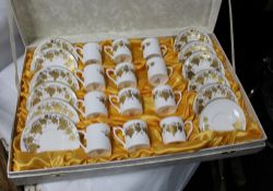 Caverswall Panache of Knightsbridge 12 Place Cased Coffee Service