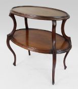 Two Tier Mahogany Table