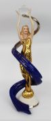 The Franlin Mint Galaxy in Gold Fine Porcelain Hand Painted