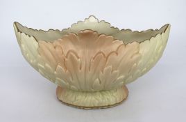 Locke & Co. Worcester Leaf Vase c.1910