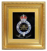 Set of 3 Military Regiment Foil Artworks Set in Gilt Frames