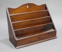 Antique 19th c. Mahogany Letter Rack