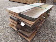 14 x Hardwood Air Dried Quarter Sawn Waney Edge/ Live Edge English Oak Timber Boards / Slabs