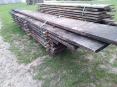15 x Hardwood Air Dried Sawn Timber Square Edged English Ash Boards / Planks