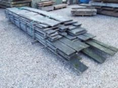 40 x Hardwood Air Dried Timber Waney Edge / Live Edge English Oak Boards / Planks