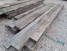 17 x Softwood Air Dried Sawn Timber Douglas Fir Waney Edge / Live Edge / Square Edge Beams / Boards