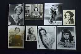 Film Actresses Original Signatures