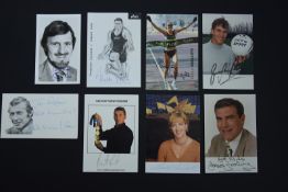 TV Sport Presenters Original Signatures