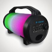 (7K) Lot RRP £90. 3x iDance Cyclone 400 Bluetooth Party Speaker With Disco Light RRP £30 Each. (Uni