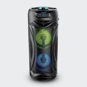 (7K) Lot RRP £177. 3x iDance Typhoon 100 MK2 Wireless Bluetooth Party System With Disco Lighting RR