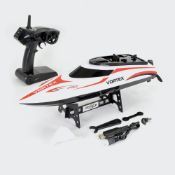 (R8) Lot RRP £129. 1x Vortex High Speed RC Race Boat RRP £59. 1x Red5 FX-16 Quadcopter Stunt RRP £3