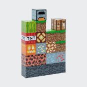 (R8) 6x Paladone Minecraft Block Building Light RRP £35 Each. (Units Have Return To Manufacturer St