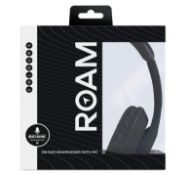 (7C) 5x Roam Colours Bluetooth Over Ear Headphones Black RM-COLOEBT-BK. (Units Have Return To Manuf