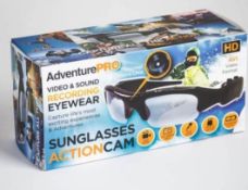 (7D) 29x Items. Approx 20x Adventure Pro Video & Sound Recording Eyewear Sunglasses RRP £25.99 Each