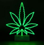 (7C) Lot RRP £560. 29x Items. 7x #winning Neon Leaf Signage RRP £19.99 Each. 5x Neon Large Flami