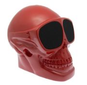 (7A) Lot RRP £119.98. 2x Cross Humanity Wireless Skull Speaker Red RRP £59.99 Each. (1x No Box & No