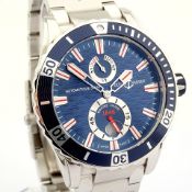 Ulysse Nardin / Marine Diver Automatic Steel Bracelet Blue Dial 44mm - Gentlemen's