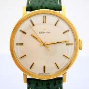 Zenith / 1970 Vintage 18K Yellow Gold - Gentlemen's 18K Yellow Gold Wrist Watch