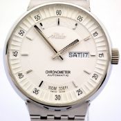 Mido / All Dial Day Date Chronometer Automatic Transparent (Unworn) - Gentlemen's Steel Wrist Watch