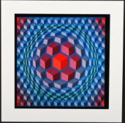 Victor Vasarely Heliogravure Printed 1972
