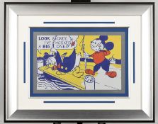 Roy Lichtenstein Limited Edition on Metal Plate.
