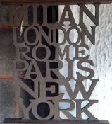 10 Brand New Name Place Wooden Hanging Decorative Frames, London, New York