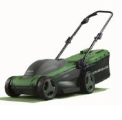 (5F) 4x Powerbase 1400W Corded Lawnmower RRP £79 Each.
