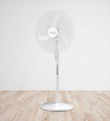 (10E) Contents Of Bay – 10x Items. To Include Arlec 3 Blade Tall Floor Fan RRP £39. 1x Dimplex 2KW