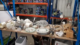 (10D) Contents Of Bay. Mixed Ex-Display Lighting Items.