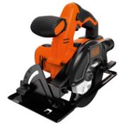 (6I) 4x Items. 2X Black & Decker 18V 140mm Circular Saw. 1x Black & Decker 230W Random Orbit Sander