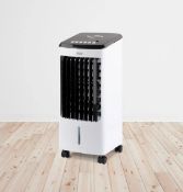(10B) 3x Items. 1x Arlec 3.5L 3 In 1 Mobile Cooler RRP £75. 1x Arlec 2200W Ceramic Tower Fan Heate