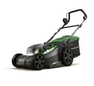 (6K) RRP £219. Powerbase 37cm 40V Cordless Lawnmower. (With 2x Battery & 1x Charger).