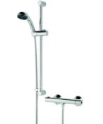 (10A) 2x Bathroom Items. 1x Bristan Zing Thermostatic Cool Chrome Bar Shower & Kit RRP £99. 1x Kil