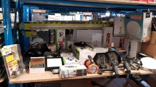 (2J) Trader’s Lot -Contents Of Bay. To Include Mixed Lutec Lighting, Arlec LED Weatherproof 50W Bat