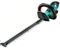 (5C) 3x Ex-Display Garden Tools. 2x Bosch AHS 50-20 LI Hedgecutter RRP £129 Each. 1x Flymo Contour