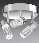 (6M) 13x Lighting Items. 3x Verve Design Bathroom (3x 6W) Bubble Light IP44. 1x Eglo Loncino 1 Trip